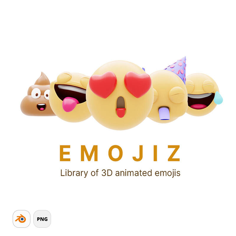 EMOJIZ - Animated pack of 3D emojis